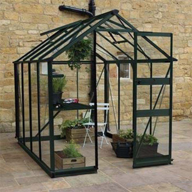 home backyard glass greenhouse factory